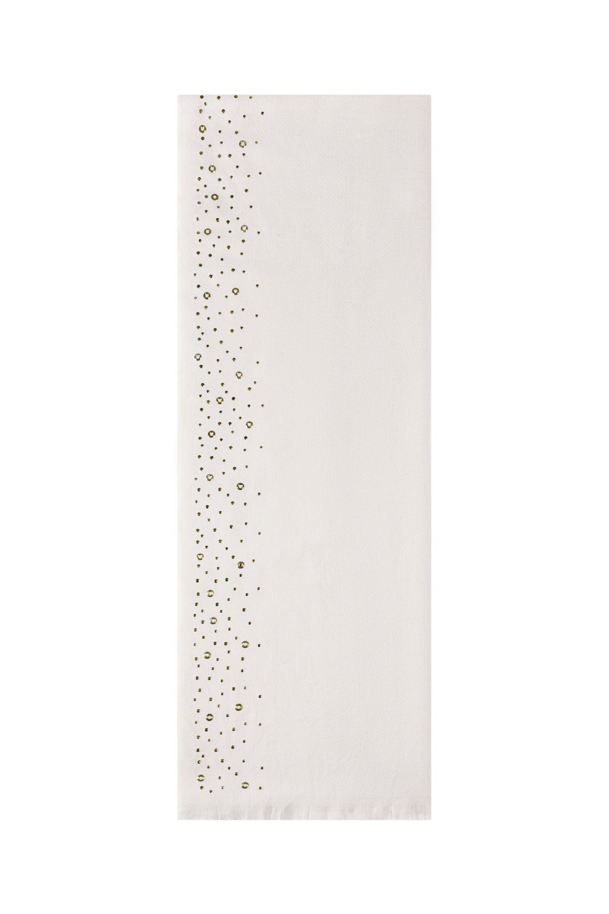 Winterschal mit Steinen