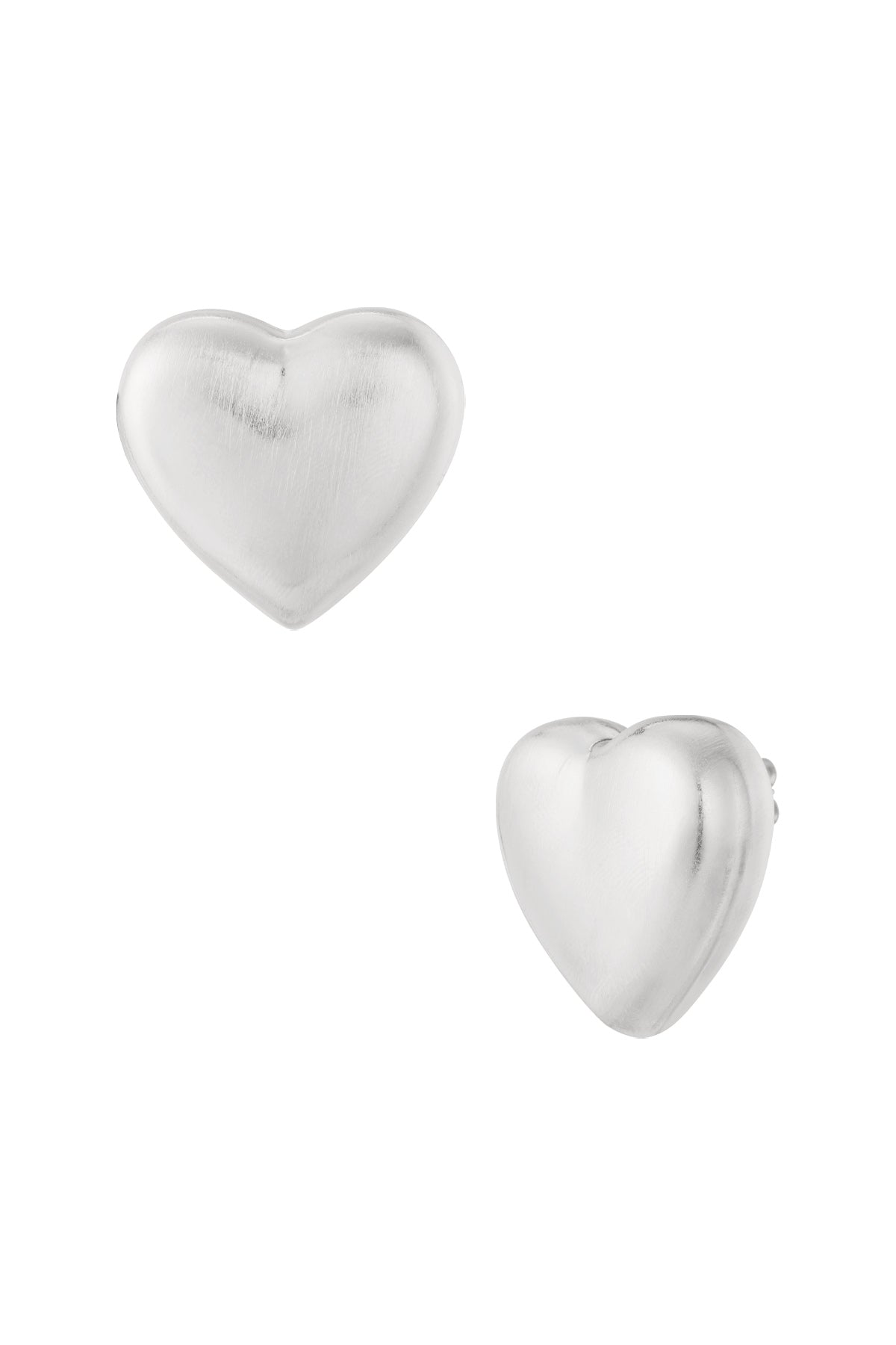 Weiche Herz-Ohrstecker