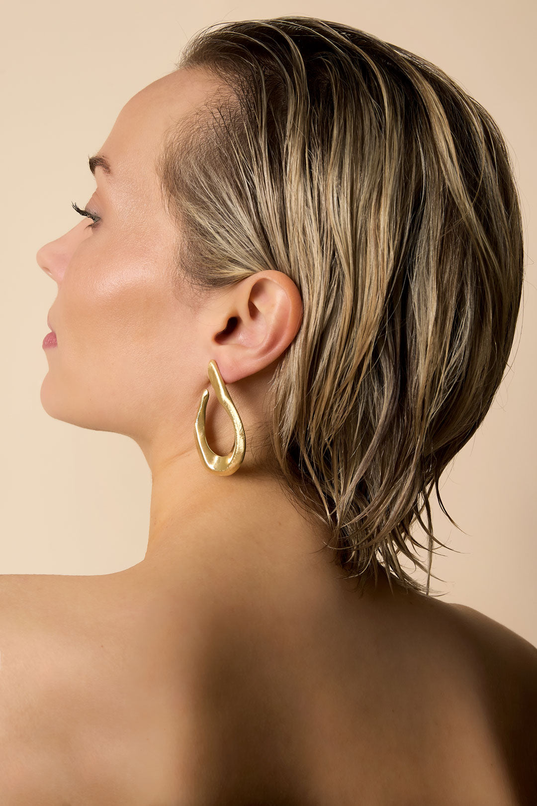 Ohrstecker unregelmäßige Form Casual Daily Simple Series Damenschmuck