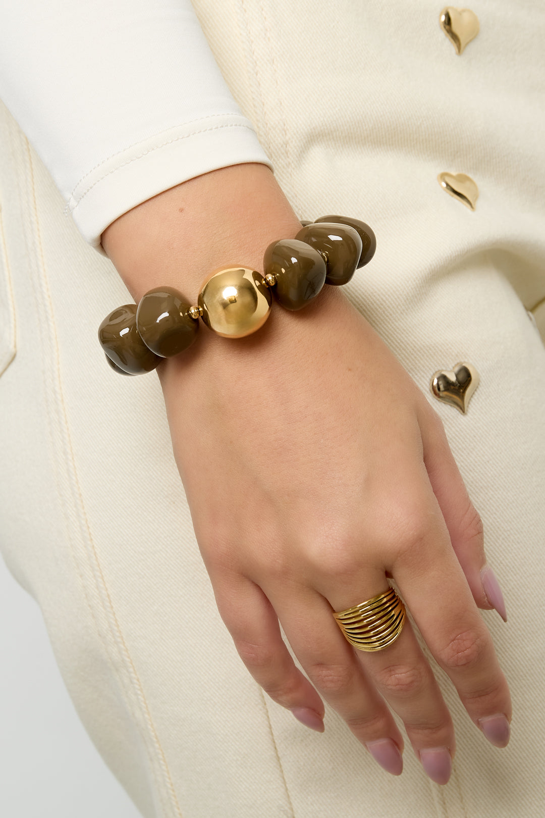 Acryl Perlen Armbänder Perlen Retro Täglich Klassische Serie frauen schmuck