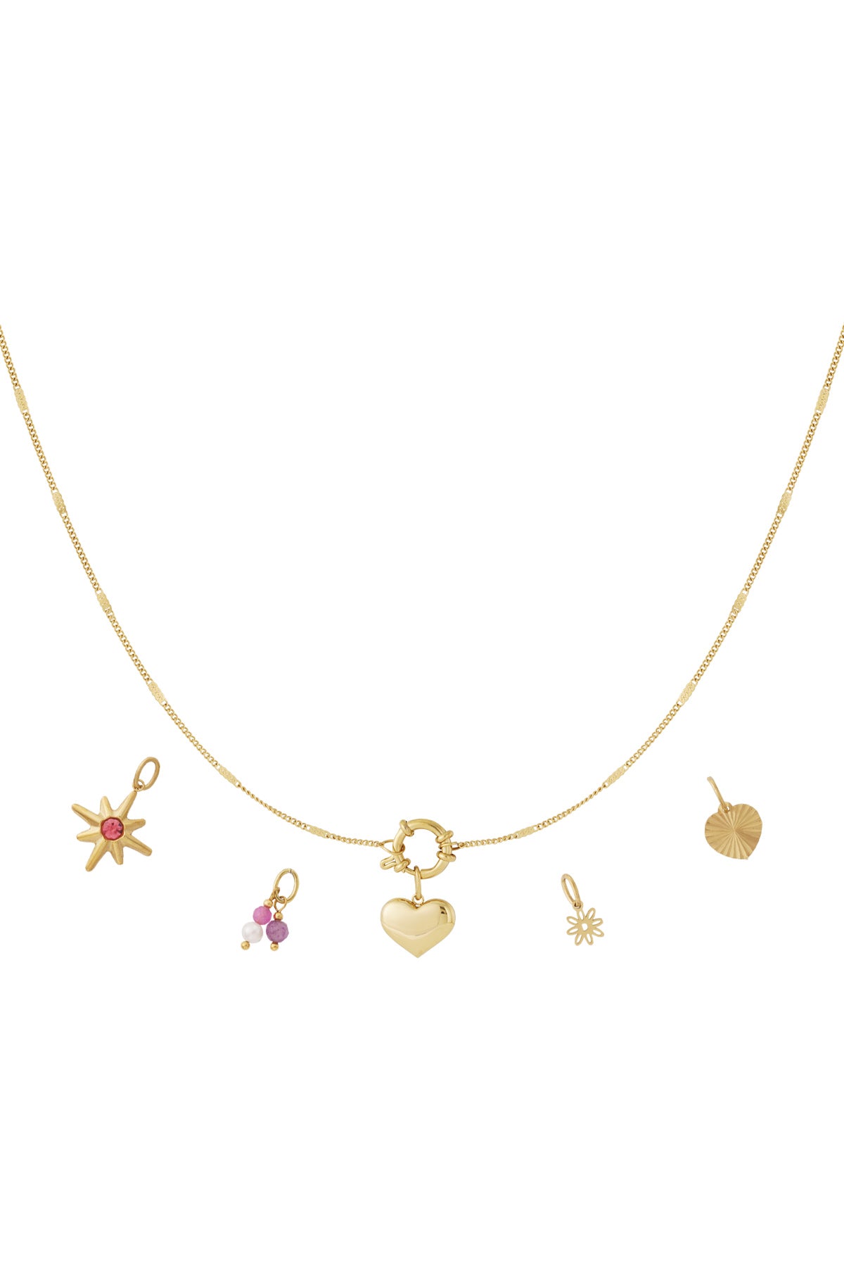 DIY-Halskette mit Mini-Herzen