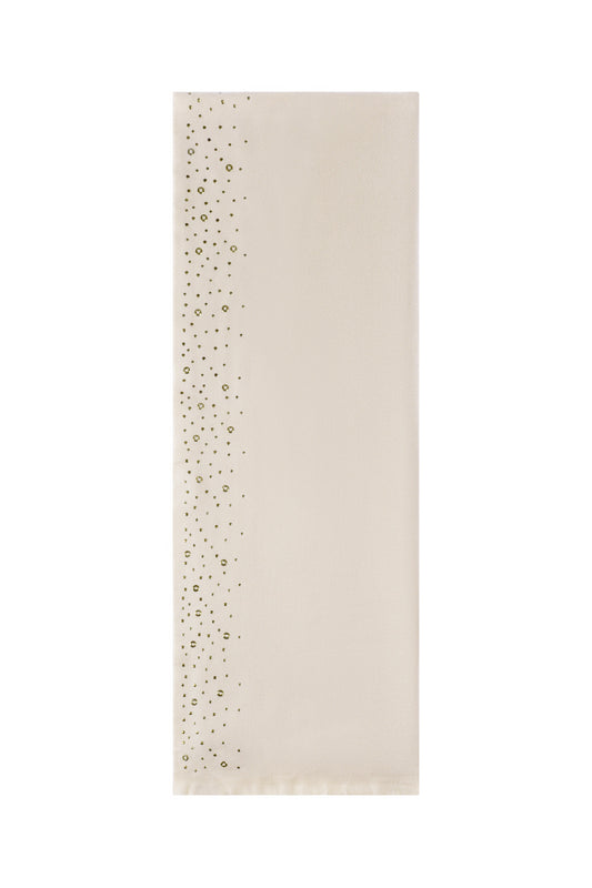 Winterschal mit Steinen