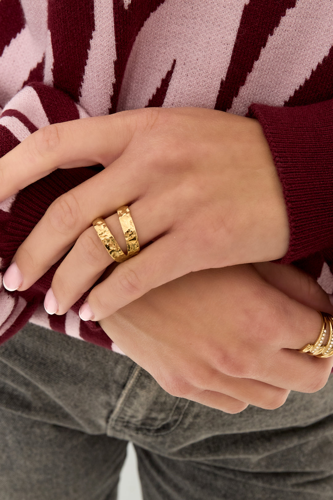 Strukturierter Doppelring