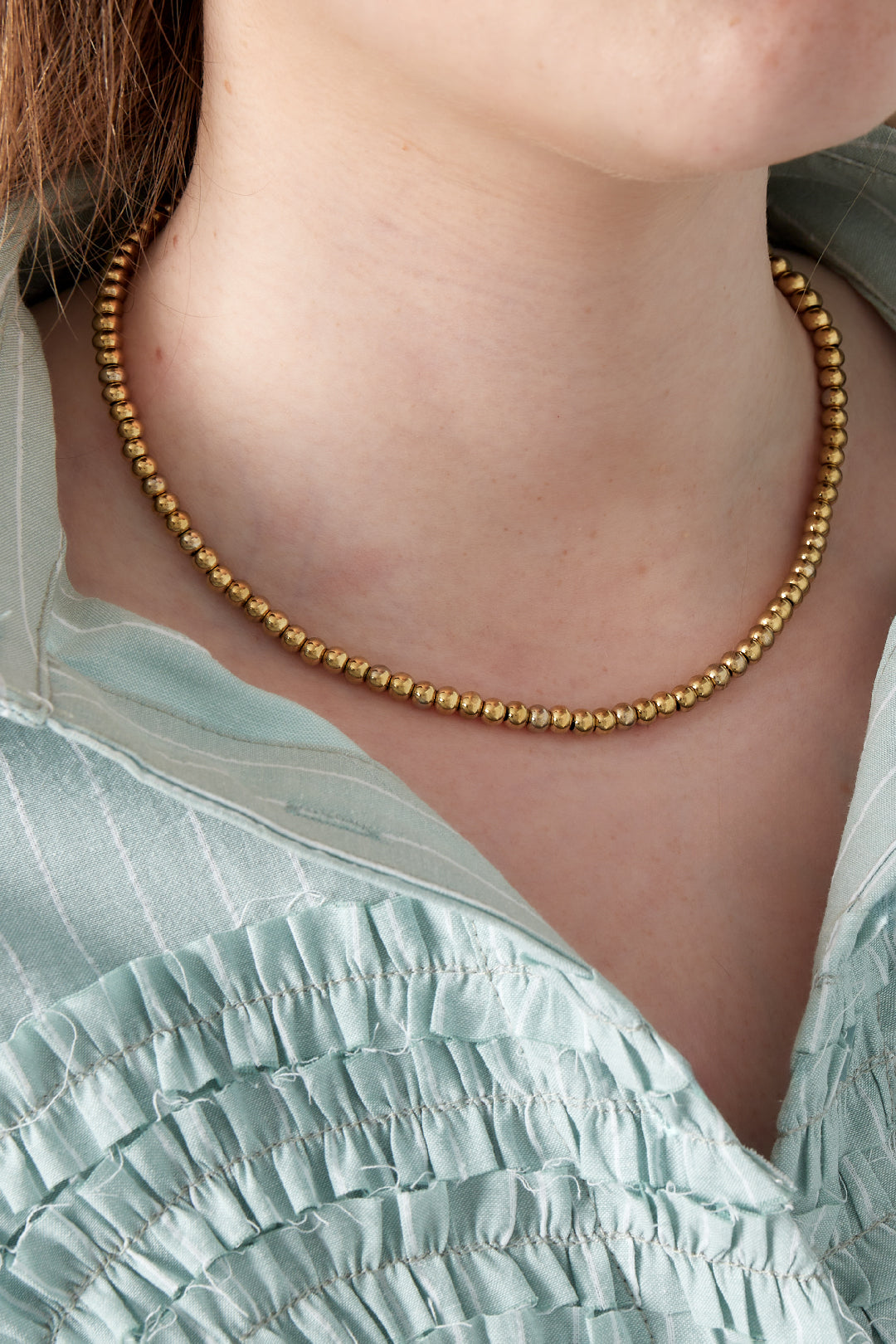 Massive Perlenkette - 5mm