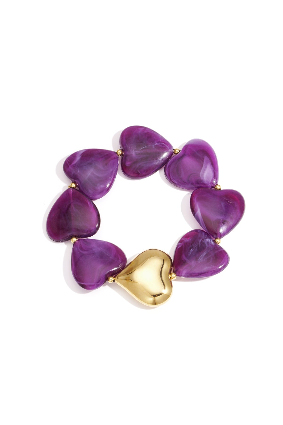 Acryl Perlen Armbänder Herz Retro Täglich Klassische Serie frauen schmuck