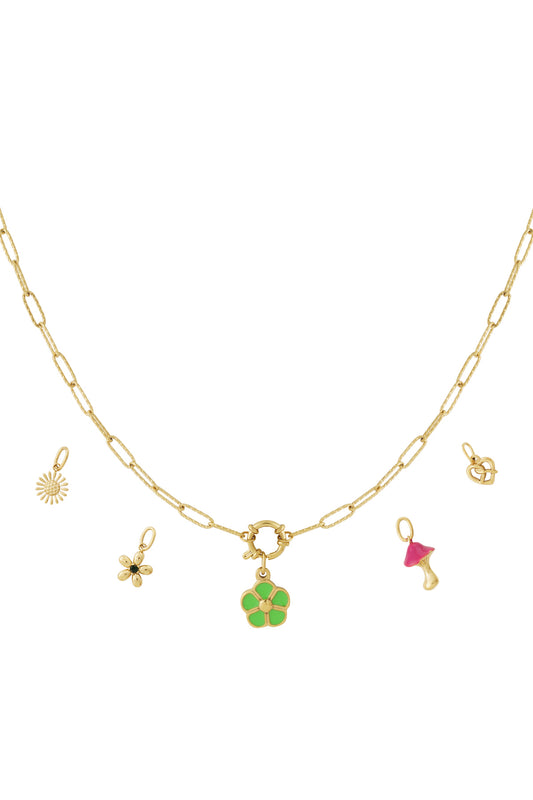 Kleeblatt DIY Halskette