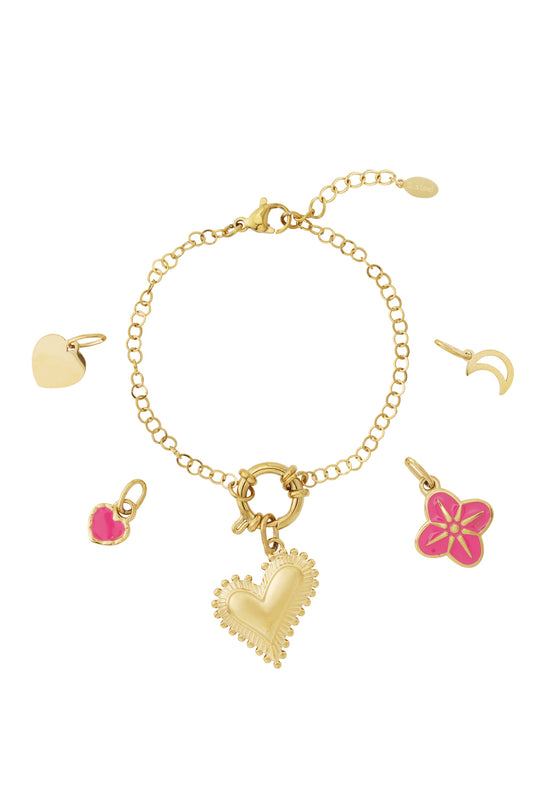 Klobiges Herz-DIY-Armband