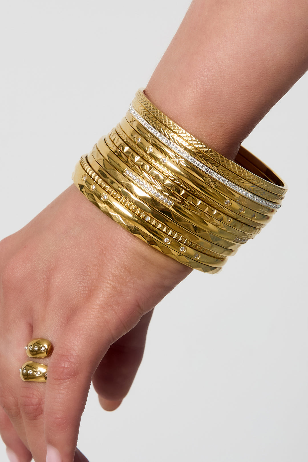 Edelstahl Armreifen Geometrisch Alltag Alltag