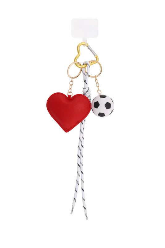 Taschenanhänger „Football love“