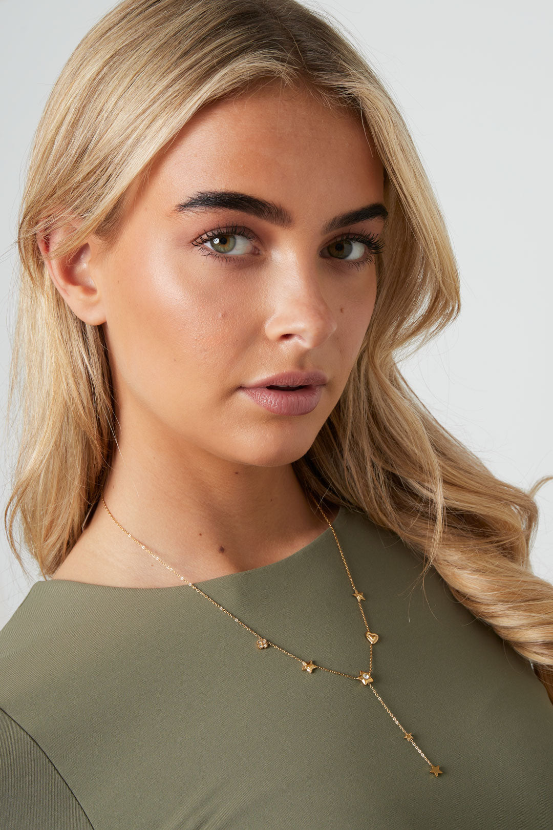 Edelstahl Anhänger Halsketten Stern Casual Täglich Einfache Serie Damen Schmuck