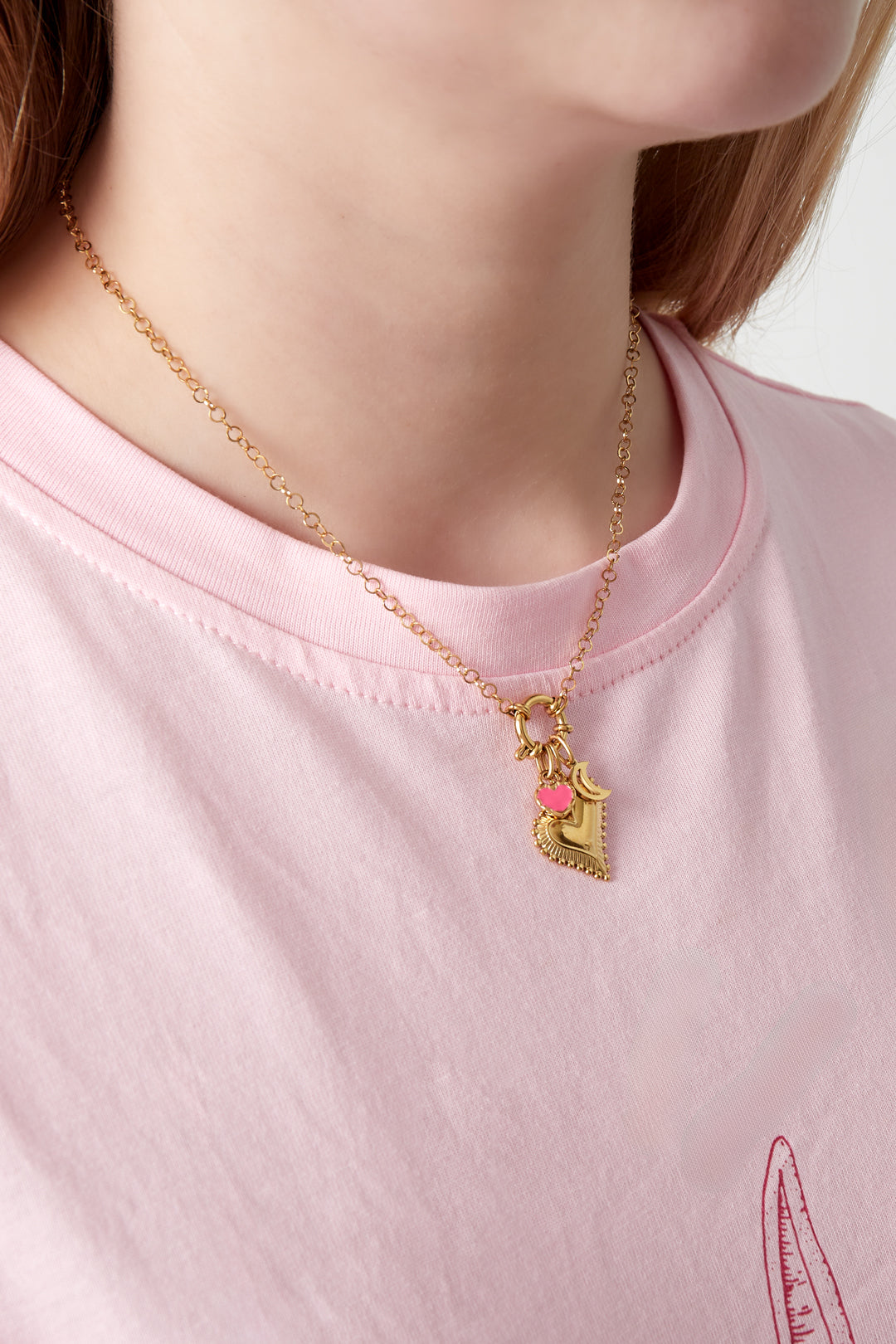 Klobige Herz-DIY-Halskette