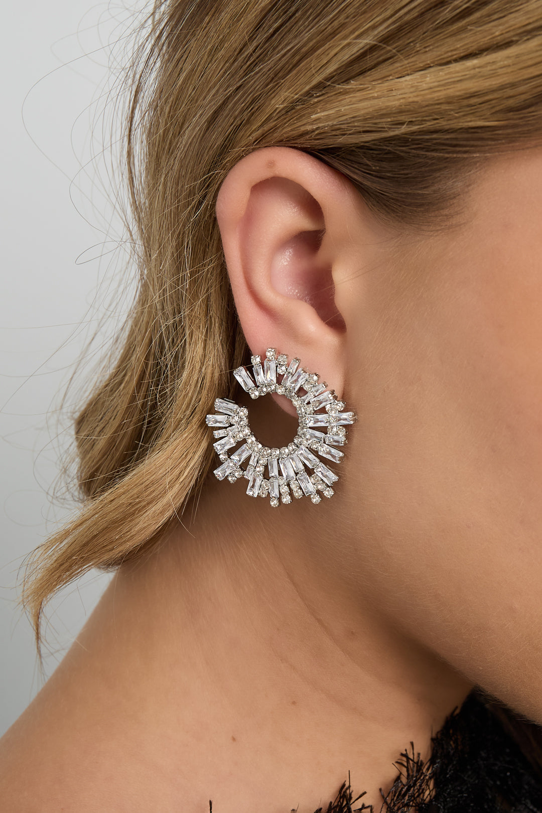 Kupfer Ohrstecker Geometrische Elegante Weihnachten Luxuriöse Serie Damenschmuck