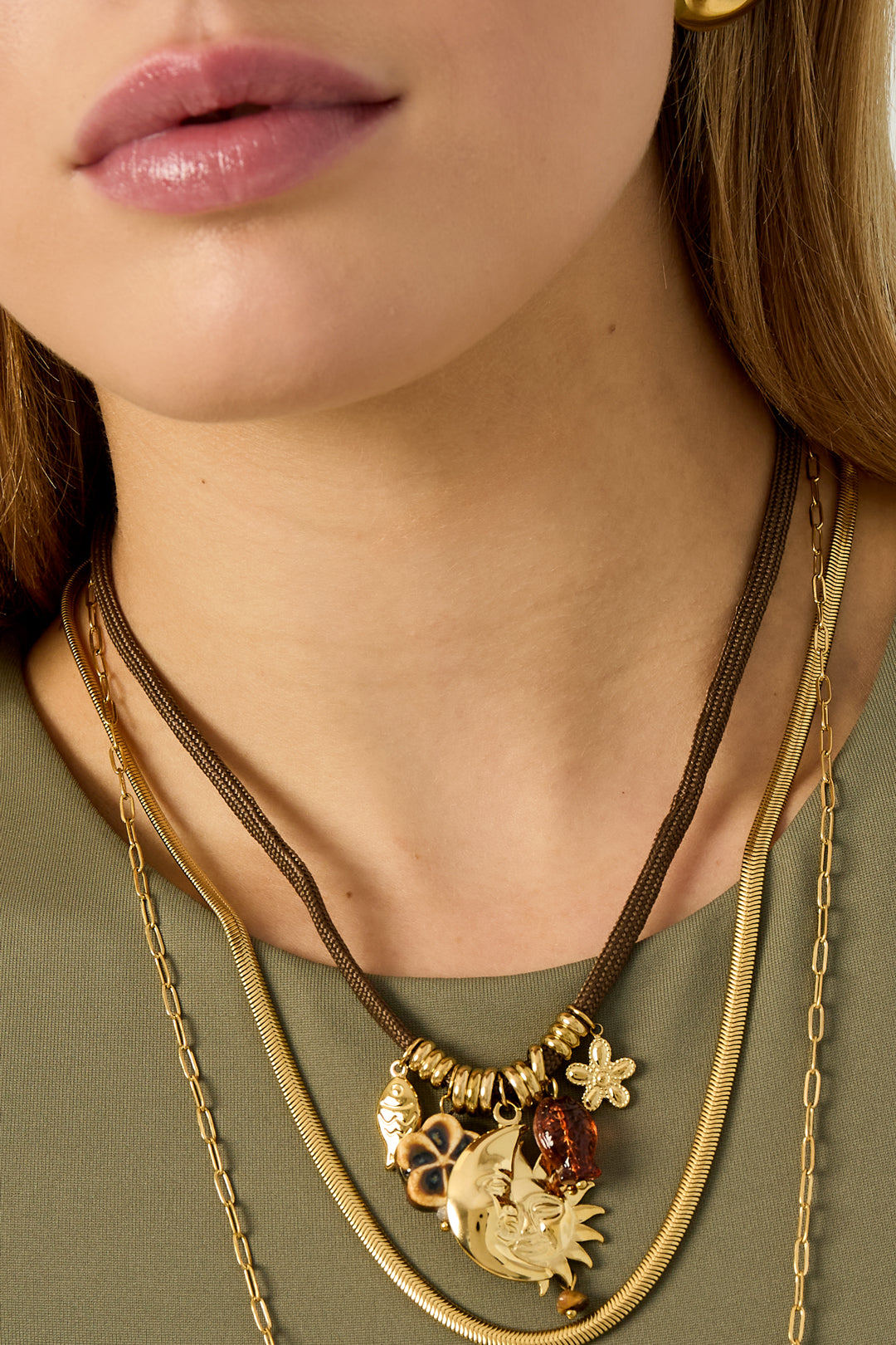 Seil Anhänger halsketten sonne Täglich Romantische Serie frauen schmuck