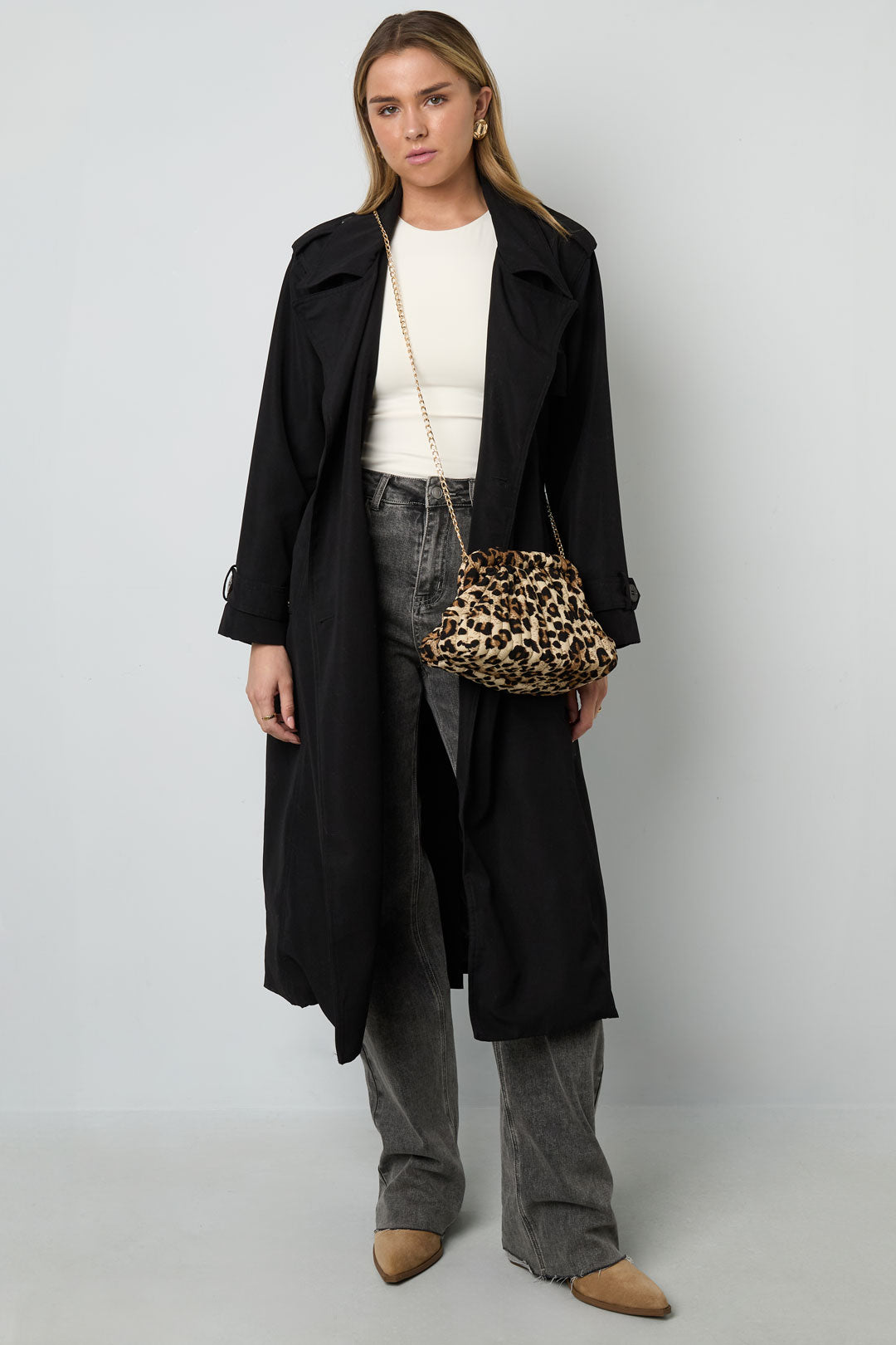 Schultertaschen Leopardenmuster Lässig Baumwolle Alltagsaccessoires