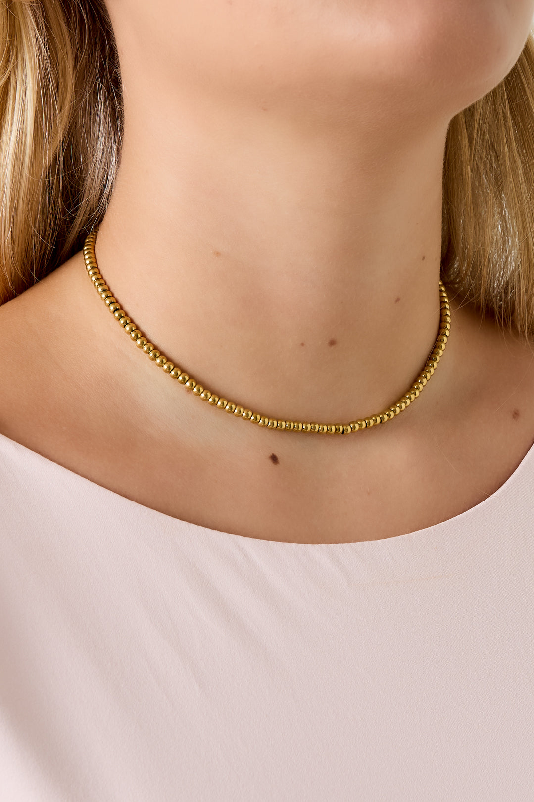 Massive Perlenkette - 4mm