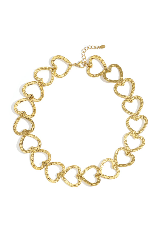 Edelstahl Kette Halsketten Herz Casual Täglich Einfache Serie frauen schmuck