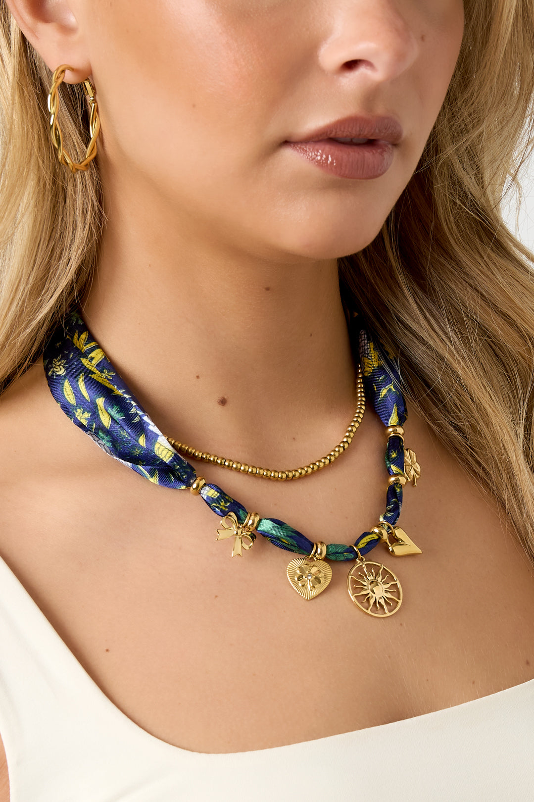 Edelstahl Lange Halsketten sonne Casual Täglich Einfache Serie frauen schmuck