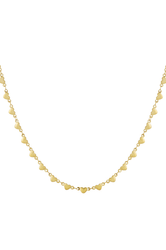 Halskette mit mehreren Herzen